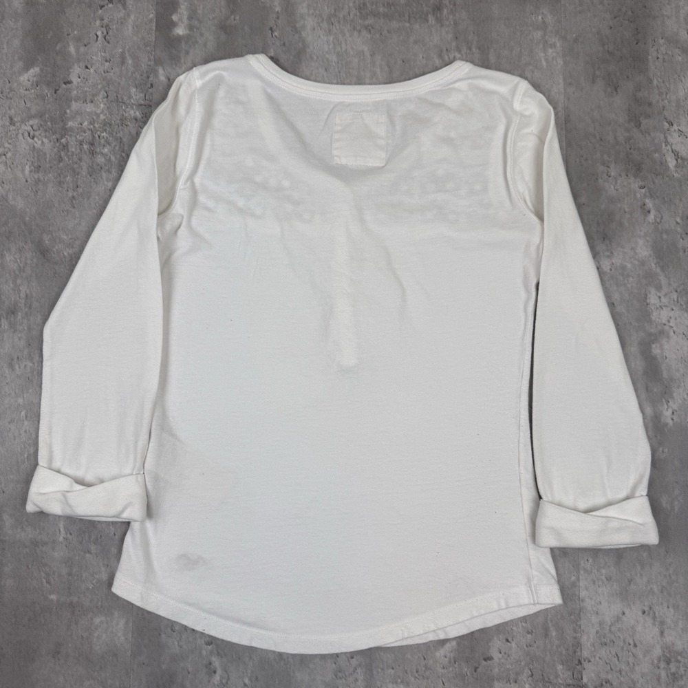 Hollister Henley Shirt Lace 3/4 Sleeve - Picture 3 of 6